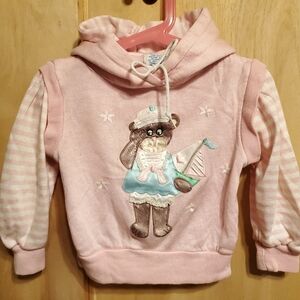 Vintage Joggles nautical sailor bear hoodie 2t